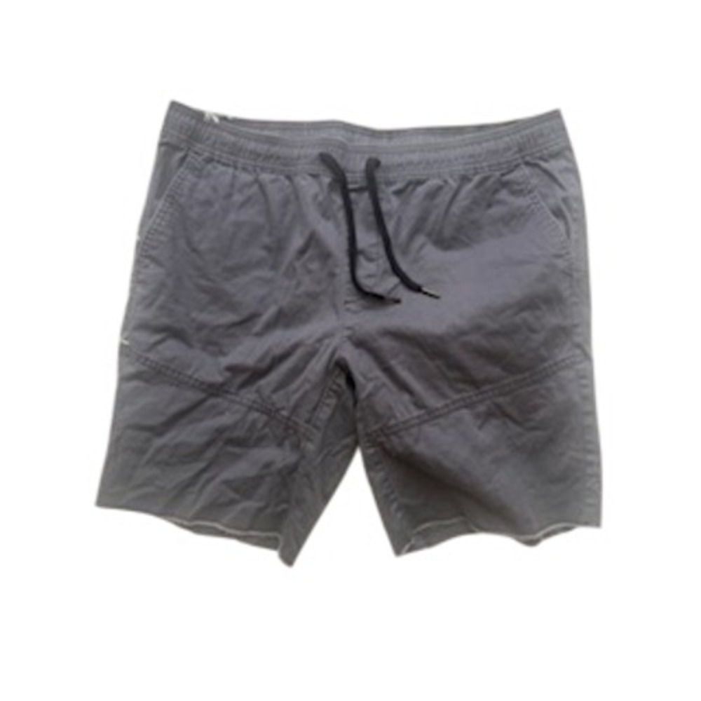 No Boundaries Mens Gray Drawstring Shorts Size Large 36-38 Raw Hem Casual